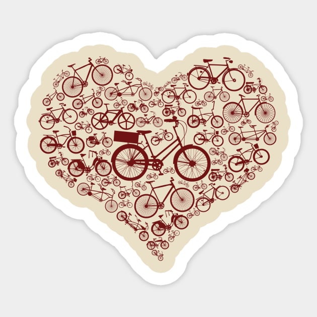 Bike Love Sticker by RonnCabardo